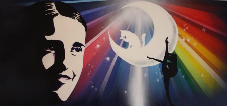 Acrilico su tavola, commissionato.